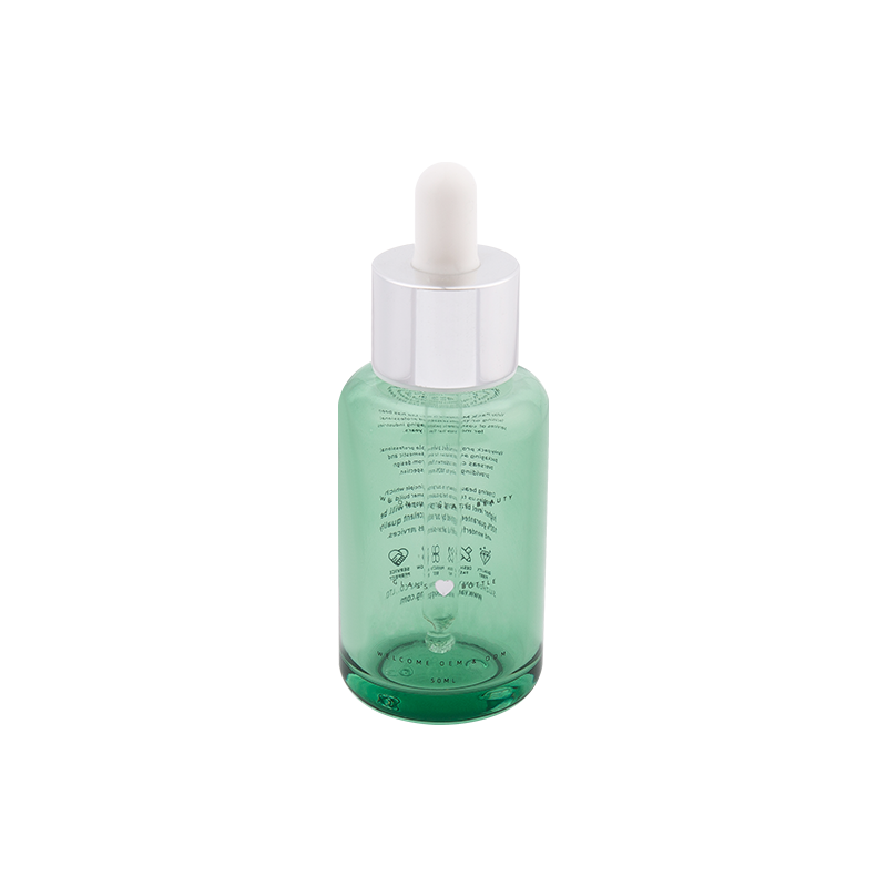 50ml Green Glass Serum Dropper Bottle